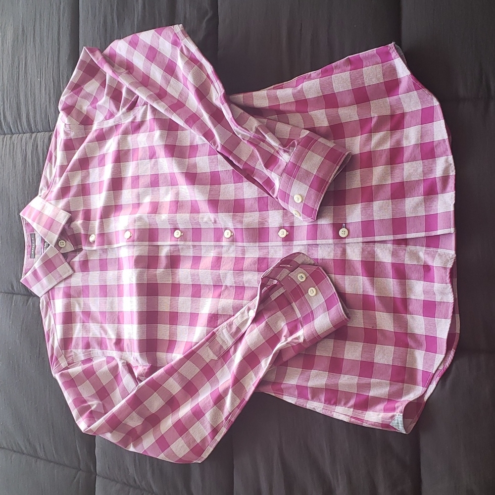 Banana Republic Non Iron Grant Fit Dress Shirt